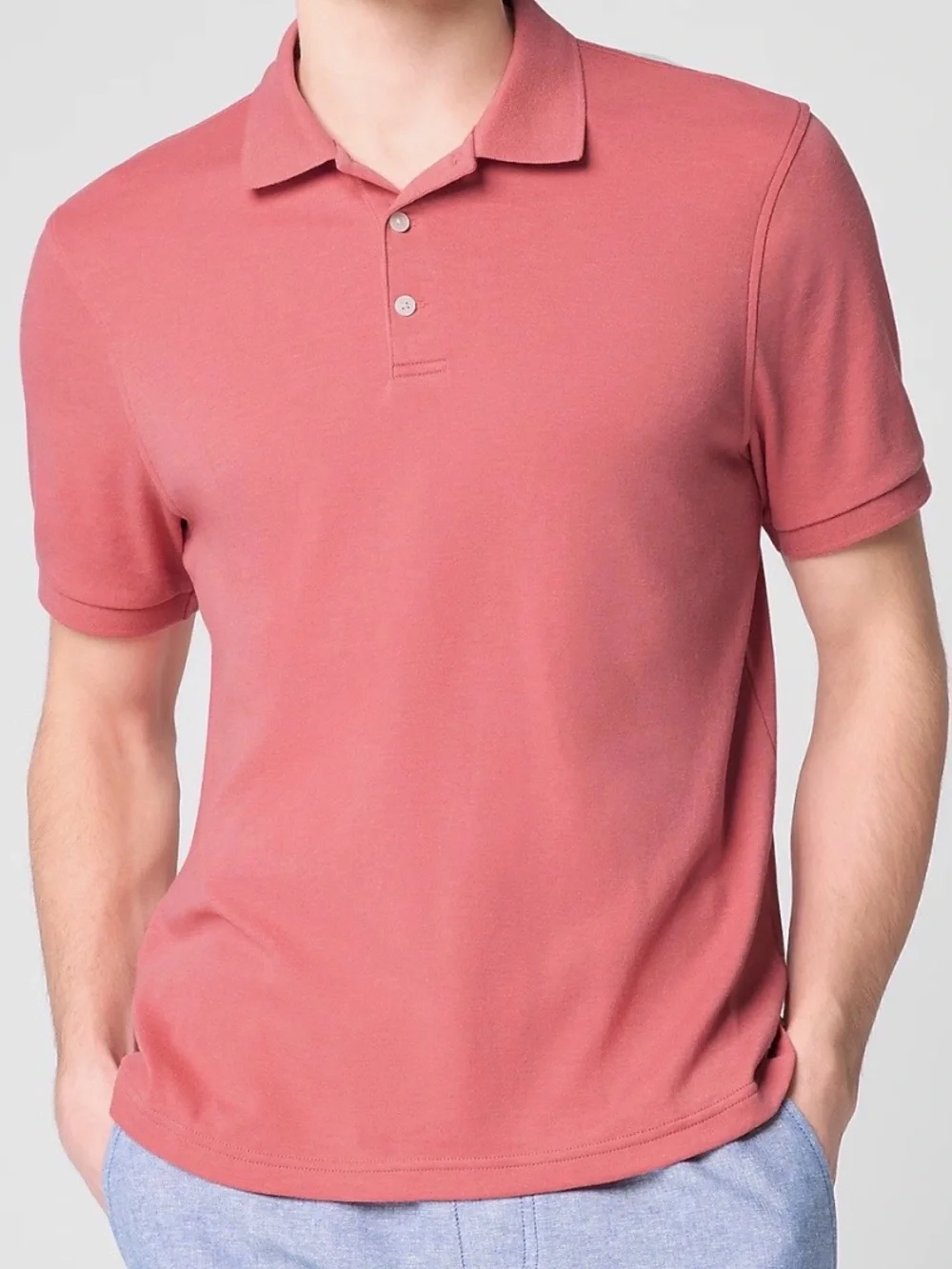 J. Crew Soft-Touch Cotton Polo Shirt size Large